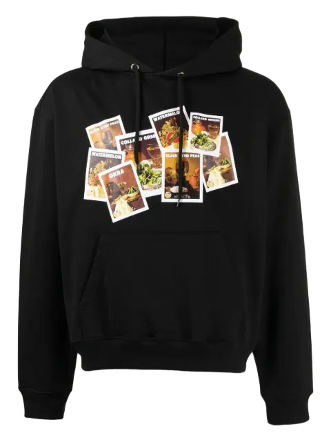Sky High Farm graphic-print hoodie Black SHF02T1211BLACK
