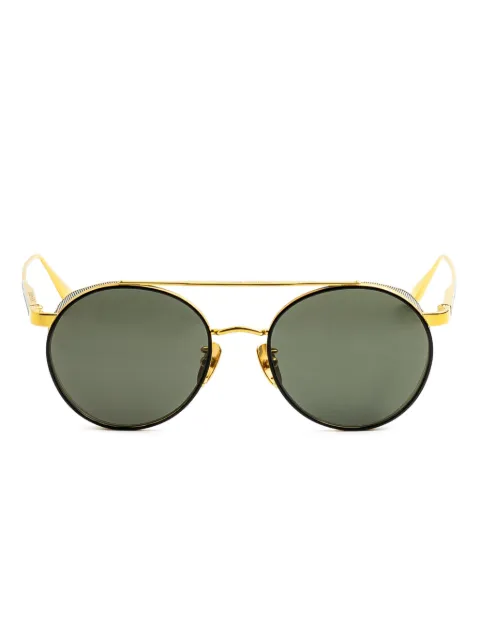 Linda Farrow round-frame sunglasses Gold LFL1549