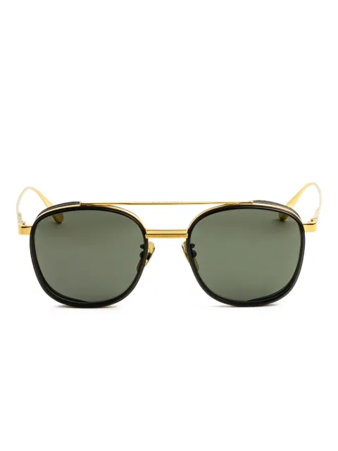 Linda Farrow square-frame sunglasses Gold LFL1558