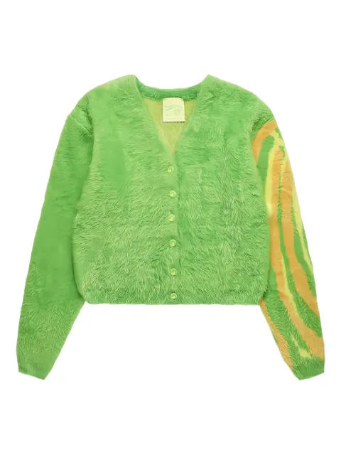 Sky High Farm shearling cardigan Green SHF03N201
