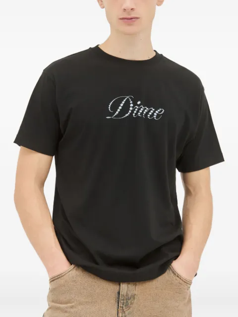 dime embellished crew-neck T-shirt Black DIMESU2434BLK