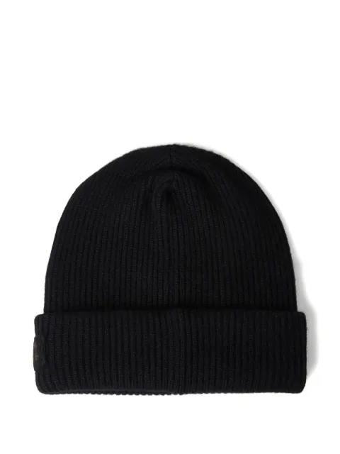 Meta Campania Collective ribbed-knit beanie Black SMB001WSWS004000