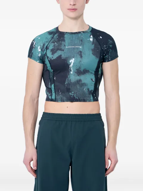 Running Order Casey T-shirt Green RUTTP0924