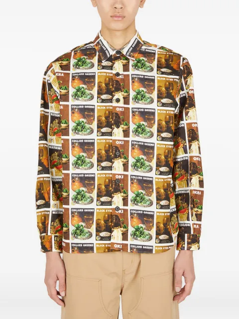 Sky High Farm cotton shirt Brown SHF02B1011MULTICOLOR