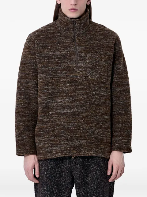 Engineered Garments mélange-effect jumper Brown 23F1B035PS006