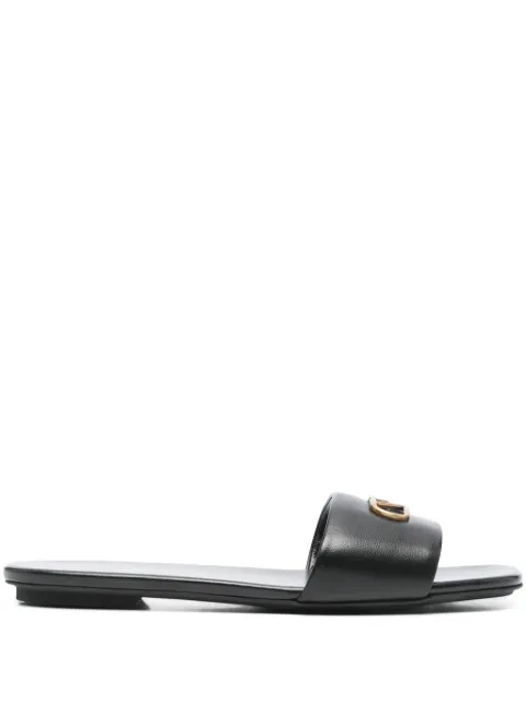 Emporio Armani logo-plaque slides Black X3P846XF271