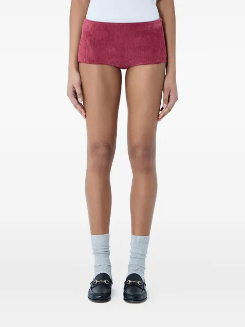 Gucci suede mini shorts Red 815844XNA5X6207