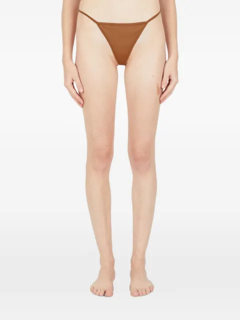 GUESS USA logo-plaque thong Brown W2BZ01KBBA0G1BO