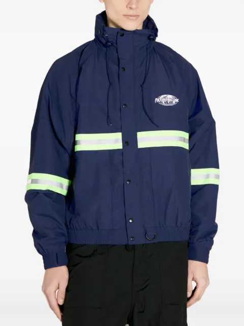 Fucking Awesome stripe-detail jacket Blue FA1896
