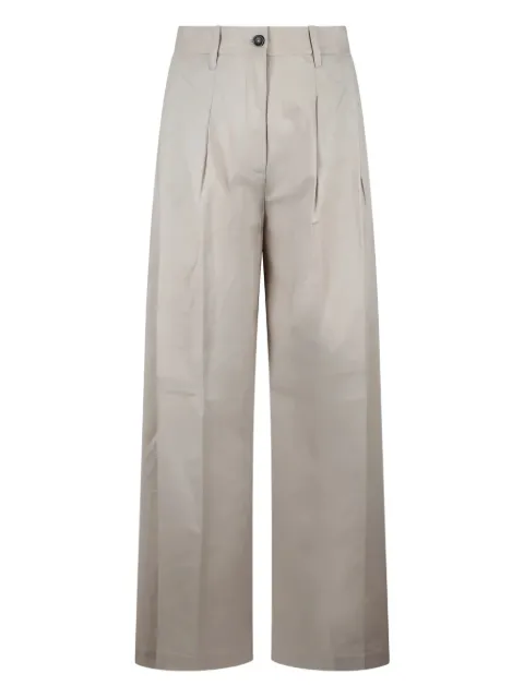 Nine In The Morning pleat-detailing trousers Neutrals PE66G26