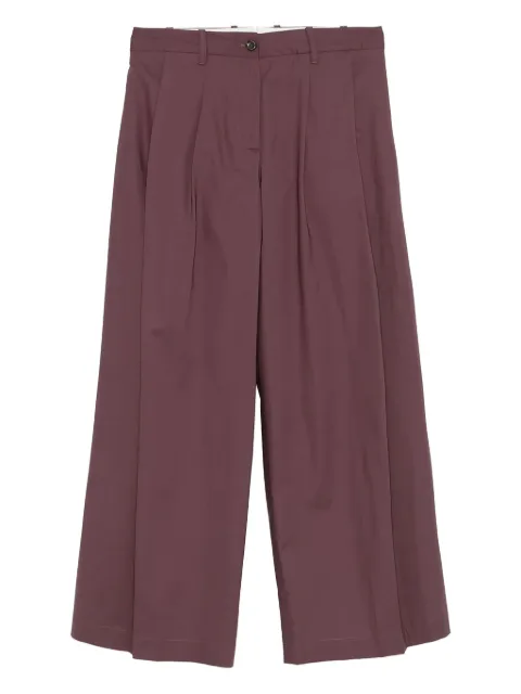 Nine In The Morning pleat-detailing trousers Red PE66G26