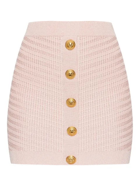 Balmain knitted skirt Pink EF0LB039KI42