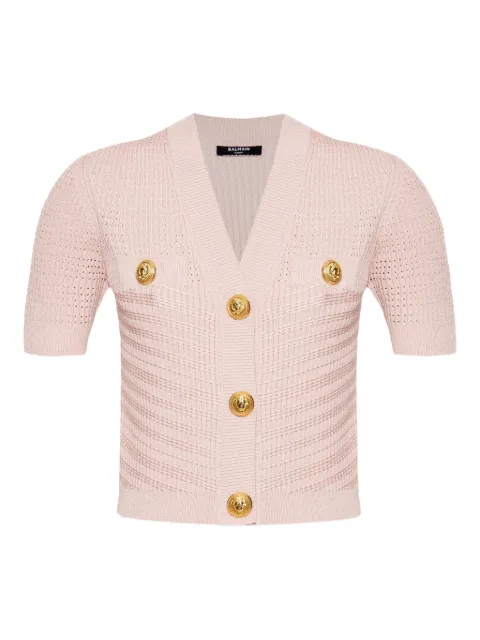 Balmain knitted top Pink EF0KL225KI42