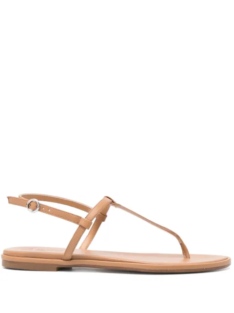 Aeyde Nala flat sandals Brown A11FSTATR08FL48SS25717007