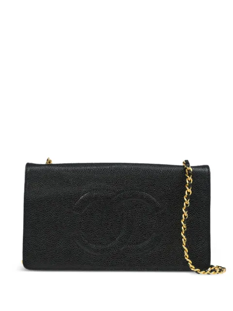 CHANEL Pre-Owned 1997 Timeless Wallet On Chain shoulder bag Black 4481648