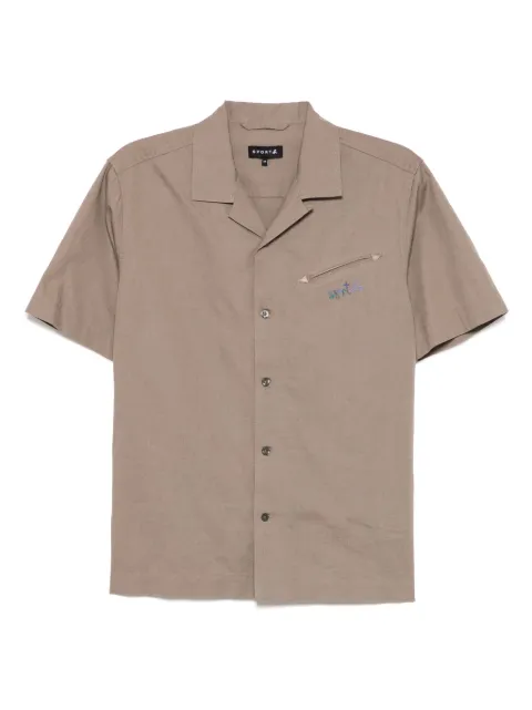 SPORT b. by agnès b. vocation shirt Brown C680QUA7