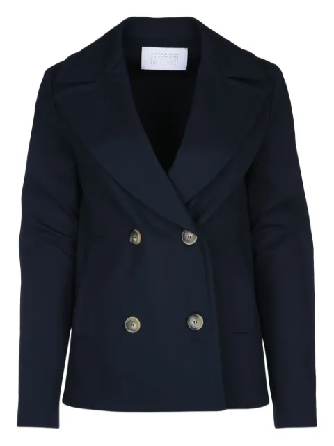 Harris Wharf London cotton coat Blue A2215PPQ