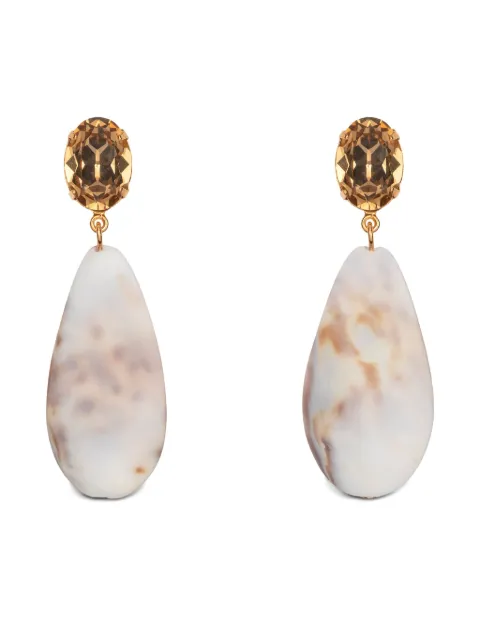 Jennifer Behr Sybil earrings Neutrals 12RC5