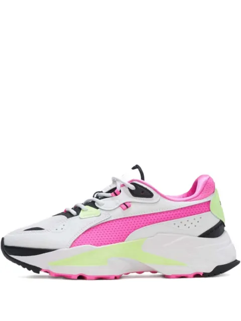 PUMA Orkid Neon "White/Luminous Pink/Fuzzy Lime" sneakers White 38540001