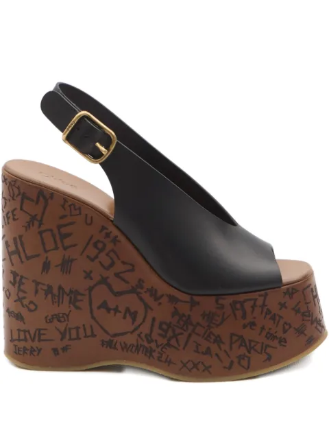Chloé 13mm Maxime sandals Black CHC25U09ZLU
