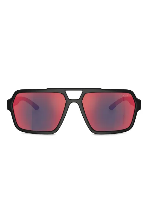 Prada Eyewear Linea Rossa sunglasses Black 0PSA06S59DG008F