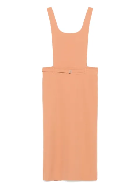 A.M.G. sleeveless midi dress Brown SS25J0325