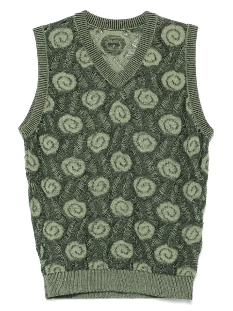 Isa Boulder Garden vest Green SS25MTP71