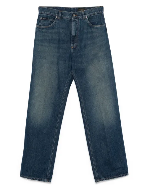 Dolce & Gabbana logo-patch jeans Blue GWVNXZG8ME4