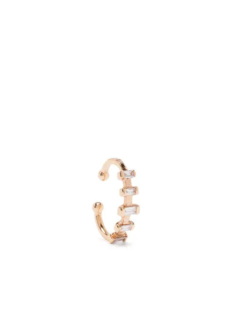 SHAY 18K rose gold diamond cuff earring Pink SE328S