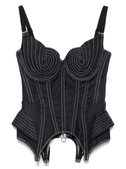Maria Lucia Hohan Sophie top Blue SOPHIE