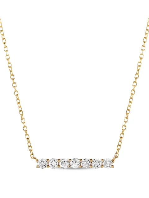 LB Exclusive 14K yellow gold Bar diamond necklace Yellow ANK15805
