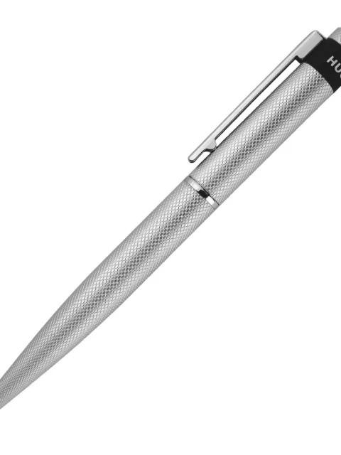 BOSS Loop textured metal ballpoint pen Silver HSW3674B