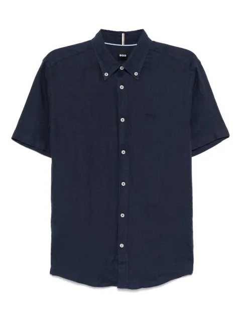 BOSS short-sleeved shirt Blue 50539352