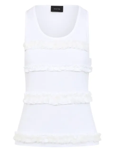 Simone Rocha ruffled top White 53450553WHITE