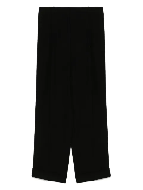 A.M.G. pleat-detailed trousers Black SS25P0125BLACK