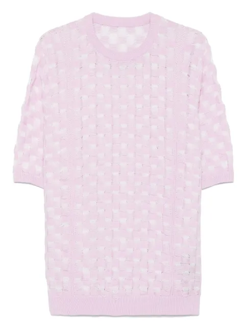 Isa Boulder Hexagon T-shirt Pink SS25MTP68