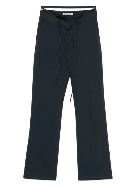 Ottolinger raw cut-waistband trousers Blue 12320172301