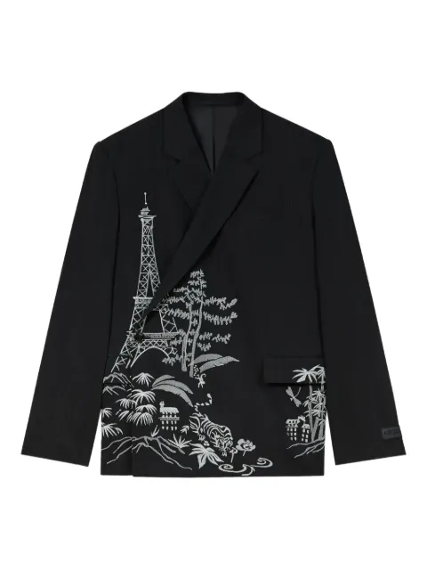 Kenzo single-breasted blazer Black FF55VE1429RI