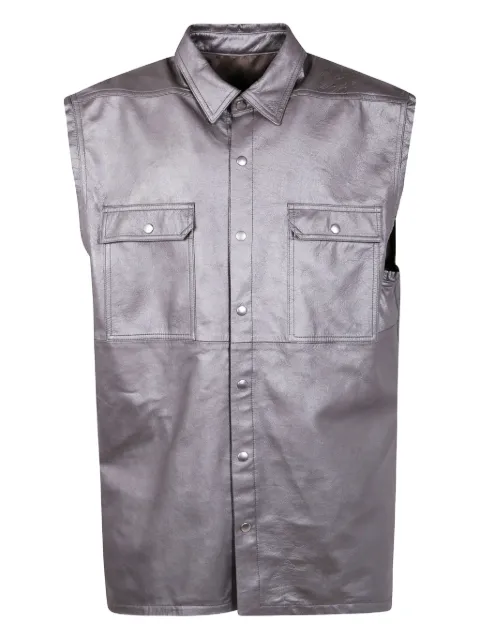 Rick Owens Jumbo waistcoat Grey RR01E5708LBAM