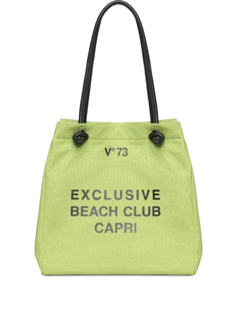 V°73 logo shoulder bag Green 73BS92701BEACHCLUB