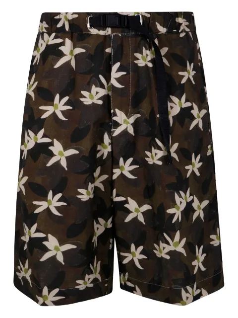 White Sand printed shorts Green 25SU91298