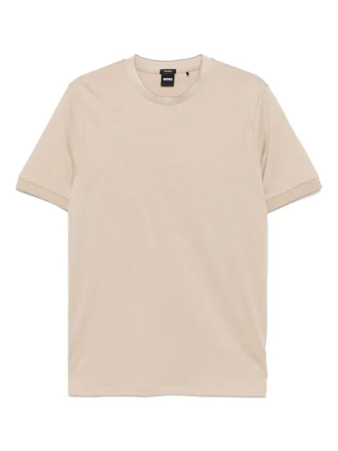 BOSS crew-neck T-shirt Brown 50536847