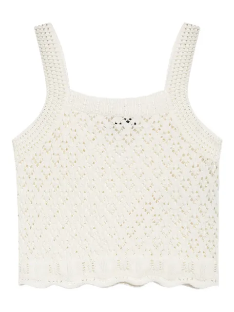 Maison Kitsuné crochet tank top OW00606KT1127