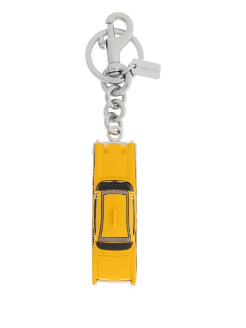 Coach small taxi-motif bag charm Yellow CY396