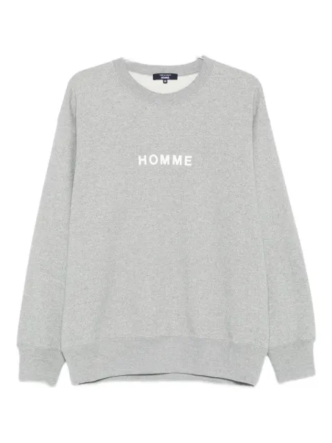 Comme des Garçons Homme crew-neck cotton sweatshirt Grey HOT10451