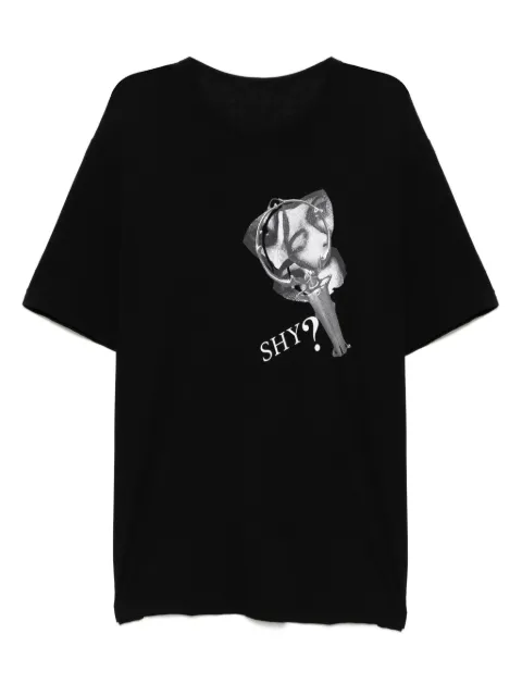 Yohji Yamamoto cotton jersey T-shirt Black FPT97093