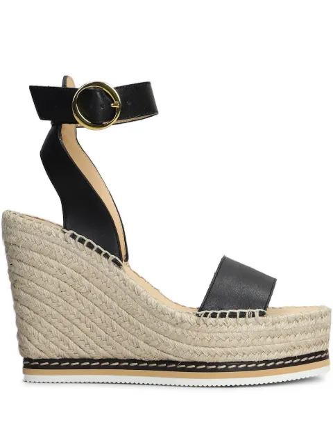 ODISSI leather espadrilles Black OD44044A21063