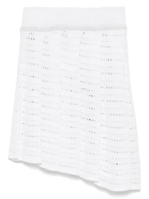 GCDS pleated mini skirt White B1CW3204KH8