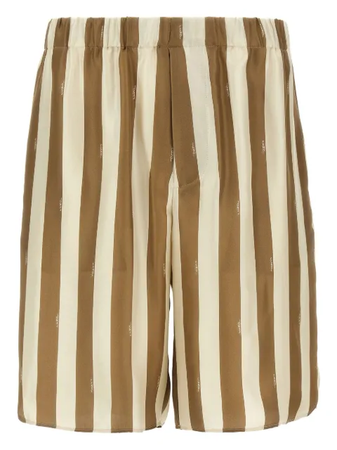 FENDI Pequin shorts Brown FB1045AU6Z