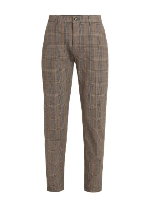 Department 5 checked tailored trousers Brown UP0051TS0059